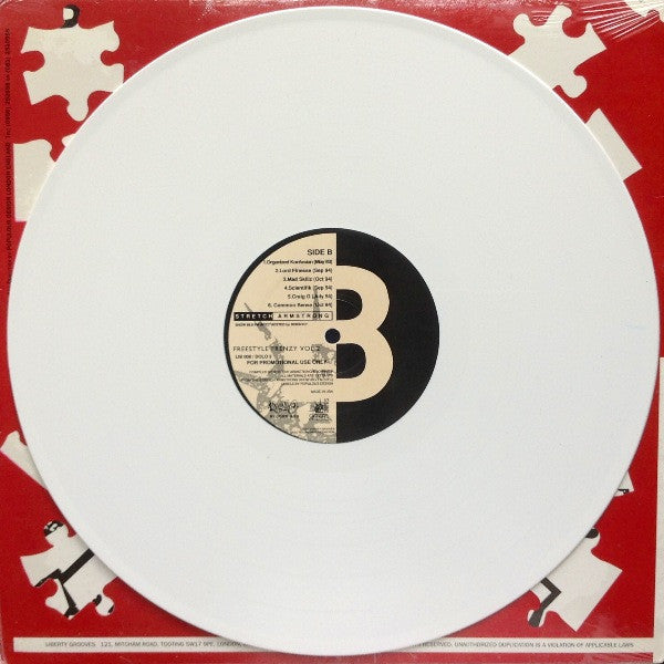 Various : Freestyle Frenzy Vol 2 (LP, Promo, Whi)