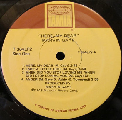 Marvin Gaye : "Here, My Dear." (2xLP, Album, Sup)