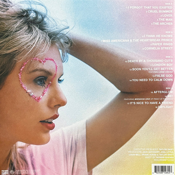 Taylor Swift : Lover (LP, Pin + LP, Blu + Album, RE)