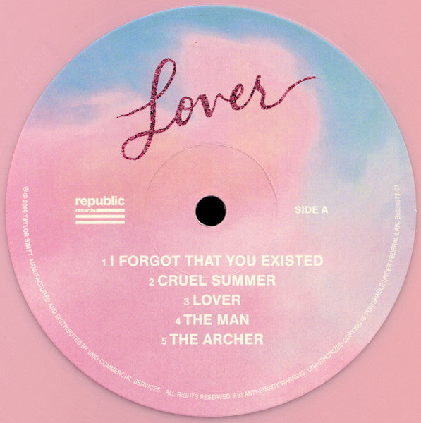Taylor Swift : Lover (LP, Pin + LP, Blu + Album, RE)