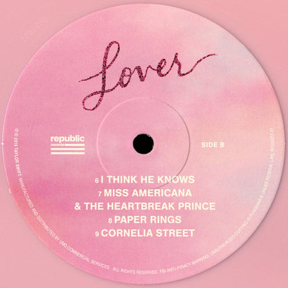 Taylor Swift : Lover (LP, Pin + LP, Blu + Album, RE)