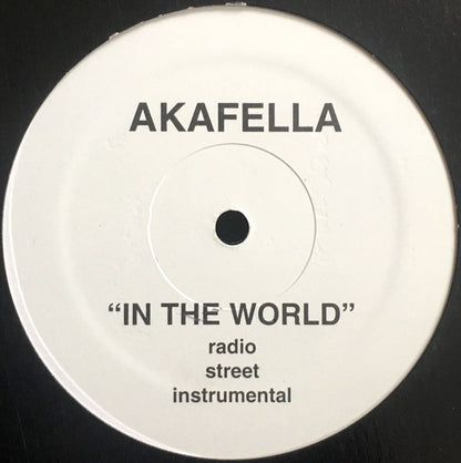 Akafella* : In Your Mouth / In The World (12", Promo)