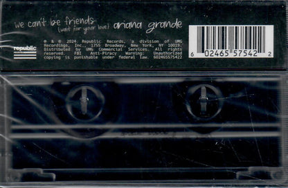 Ariana Grande : We Can't Be Friends (Wait For Your Love) (Cass, Single, Ltd)