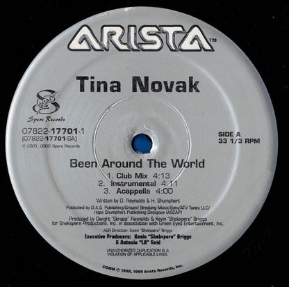 Tina Novak : Been Around The World (12", Single)