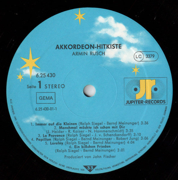Armin Rusch : Akkordeon-Hitkiste (LP, Album)