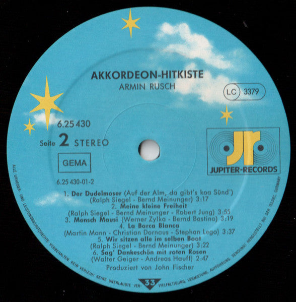 Armin Rusch : Akkordeon-Hitkiste (LP, Album)