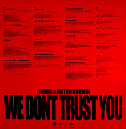 Future (4) & Metro Boomin : We Dont Trust You  (2xLP, Album)