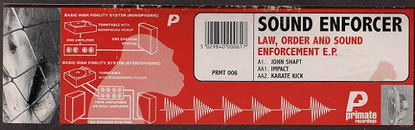 Sound Enforcer : Law, Order And Sound Enforcement E.P. (12", EP)