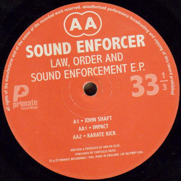 Sound Enforcer : Law, Order And Sound Enforcement E.P. (12", EP)