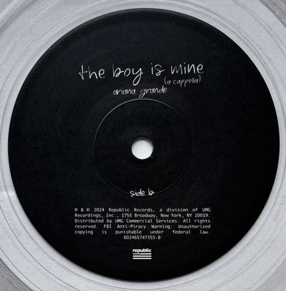 Ariana Grande : The Boy Is Mine (7", Single, Cle)