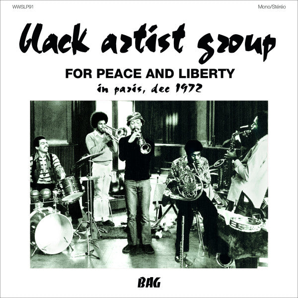Black Artist Group* : For Peace And Liberty (In Paris, Dec 1972) (LP, Album, Ltd, RM)
