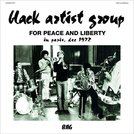 Black Artist Group* : For Peace And Liberty (In Paris, Dec 1972) (LP, Album, Ltd, RM)