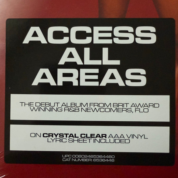 FLO (119) : Access All Areas (LP, Album, Cry)