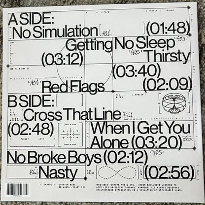 Tinashe (2) : Quantum Baby (LP, Album, Ltd, Blu)