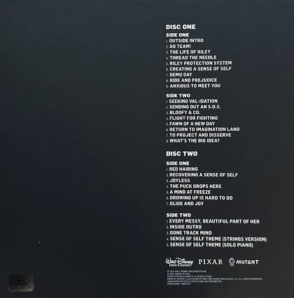 Andrea Datzman : Inside Out 2 (Original Motion Picture Soundtrack) (LP, Yel + LP, Ora + Album)