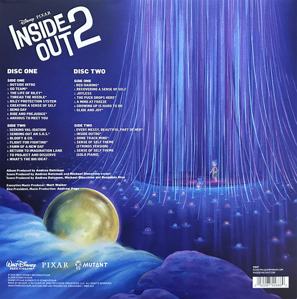 Andrea Datzman : Inside Out 2 (Original Motion Picture Soundtrack) (LP, Yel + LP, Ora + Album)
