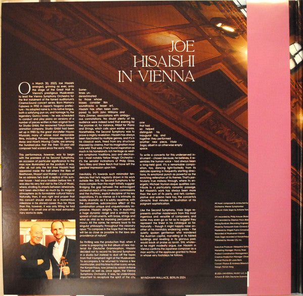 Joe Hisaishi : Joe Hisaishi In Vienna (2xLP, Album, 180)