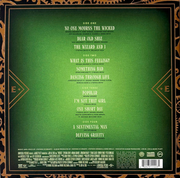 Stephen Schwartz : Wicked (The Soundtrack) (2xLP, Album, Gre)