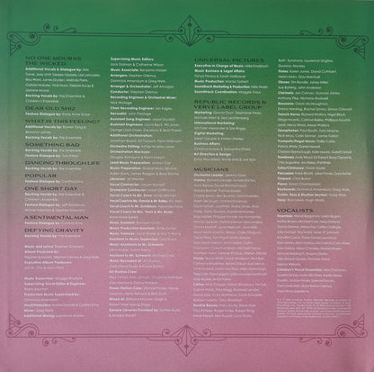 Stephen Schwartz : Wicked (The Soundtrack) (2xLP, Album, Spl)