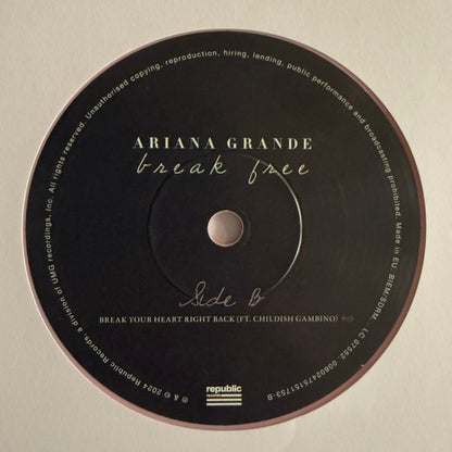 Ariana Grande : Break Free (7", Single, Ltd, Pin)