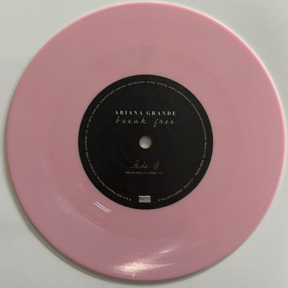 Ariana Grande : Break Free (7", Single, Ltd, Pin)