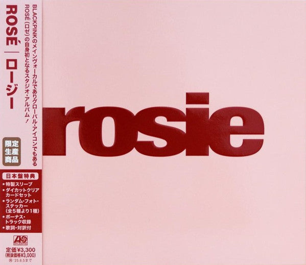 Rosé (2) : Rosie (CD, Album, Ltd, Sli)