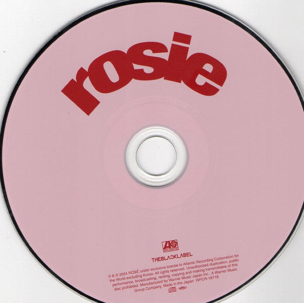 Rosé (2) : Rosie (CD, Album, Ltd, Sli)