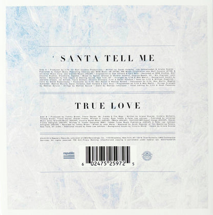 Ariana Grande : Santa Tell Me (7", Single, Ltd, Gre)