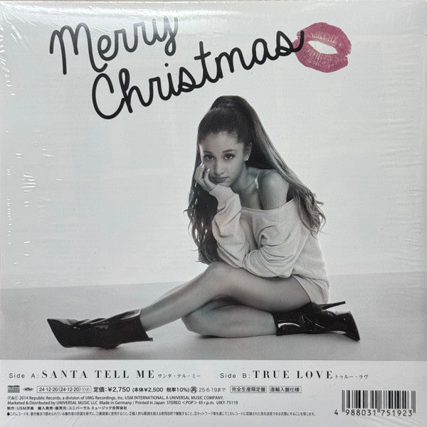 Ariana Grande : Santa Tell Me (7", Single, Gre)