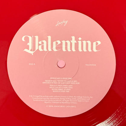 Laufey (2) : Valentine (7", Shape, Single, Ltd, Num, RE, Red)