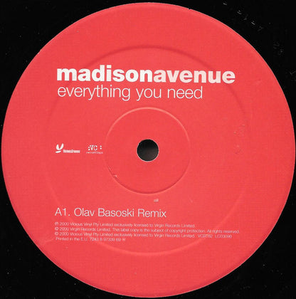 Madison Avenue : Everything You Need (12")