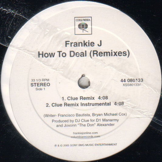 Frankie J. (3) : How To Deal (Remixes) (12")