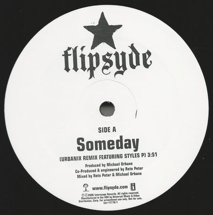 Flipsyde : Someday / Happy Birthday (12", Promo)