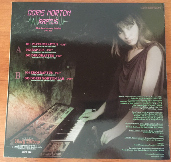 Doris Norton : Raptus (LP, Album, Ltd, RE, RM)