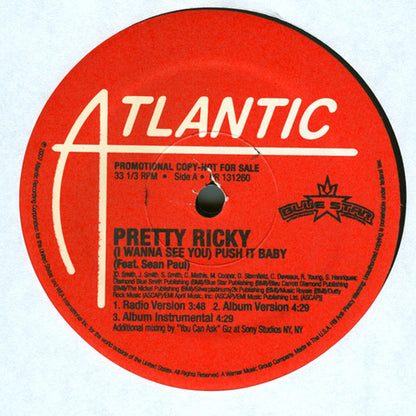 Pretty Ricky (2) : (I Wanna See You) Push It Baby (12", Promo)