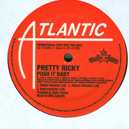 Pretty Ricky (2) : (I Wanna See You) Push It Baby (12", Promo)