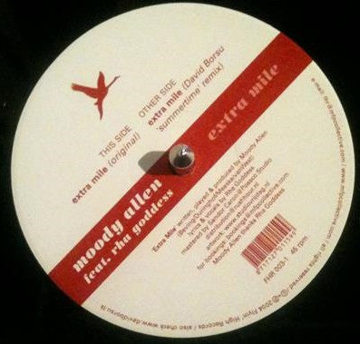 Moody Allen Feat. Rha Goddess : Extra Mile (12")