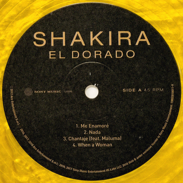 Shakira : El Dorado (2xLP, Album, RE, Gol)