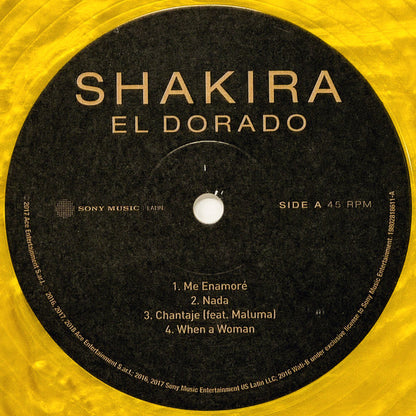Shakira : El Dorado (2xLP, Album, RE, Gol)