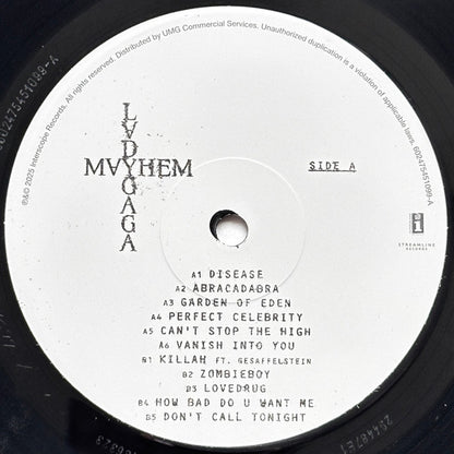 Lady Gaga : Mayhem (LP + LP, S/Sided, Etch + Album, Alt)