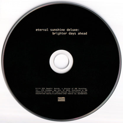Ariana Grande : Eternal Sunshine Deluxe: Brighter Days Ahead (CD, Album, Dlx, Sig)