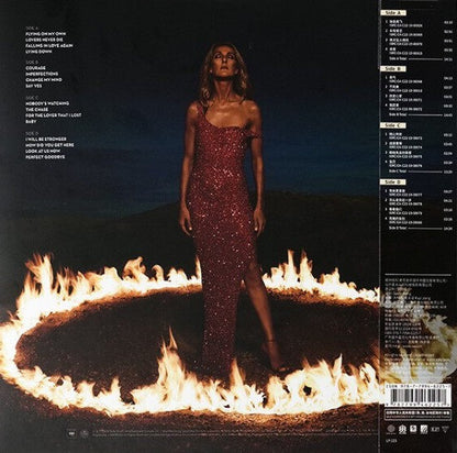 Céline Dion = Céline Dion : Courage = 勇气 (2xLP, Album, Ltd, Num, RE, Amb)