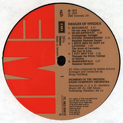 Bengt Hallberg : Images Of Sweden (LP, Album)