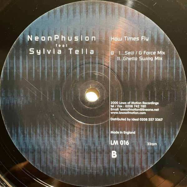 Neon Phusion Feat Sylvia Tella : Electric Lady (12", M/Print)