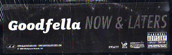 Goodfella : Now & Laters (12", Promo)