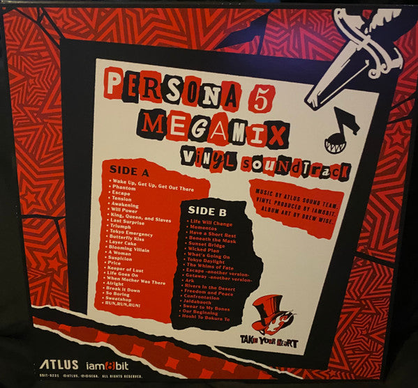 Atlus Sound Team : Persona 5 Megamix (LP, Album, Comp, Red)