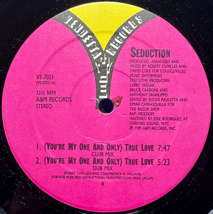 Seduction : (You're My One And Only) True Love (12", Single, B E)