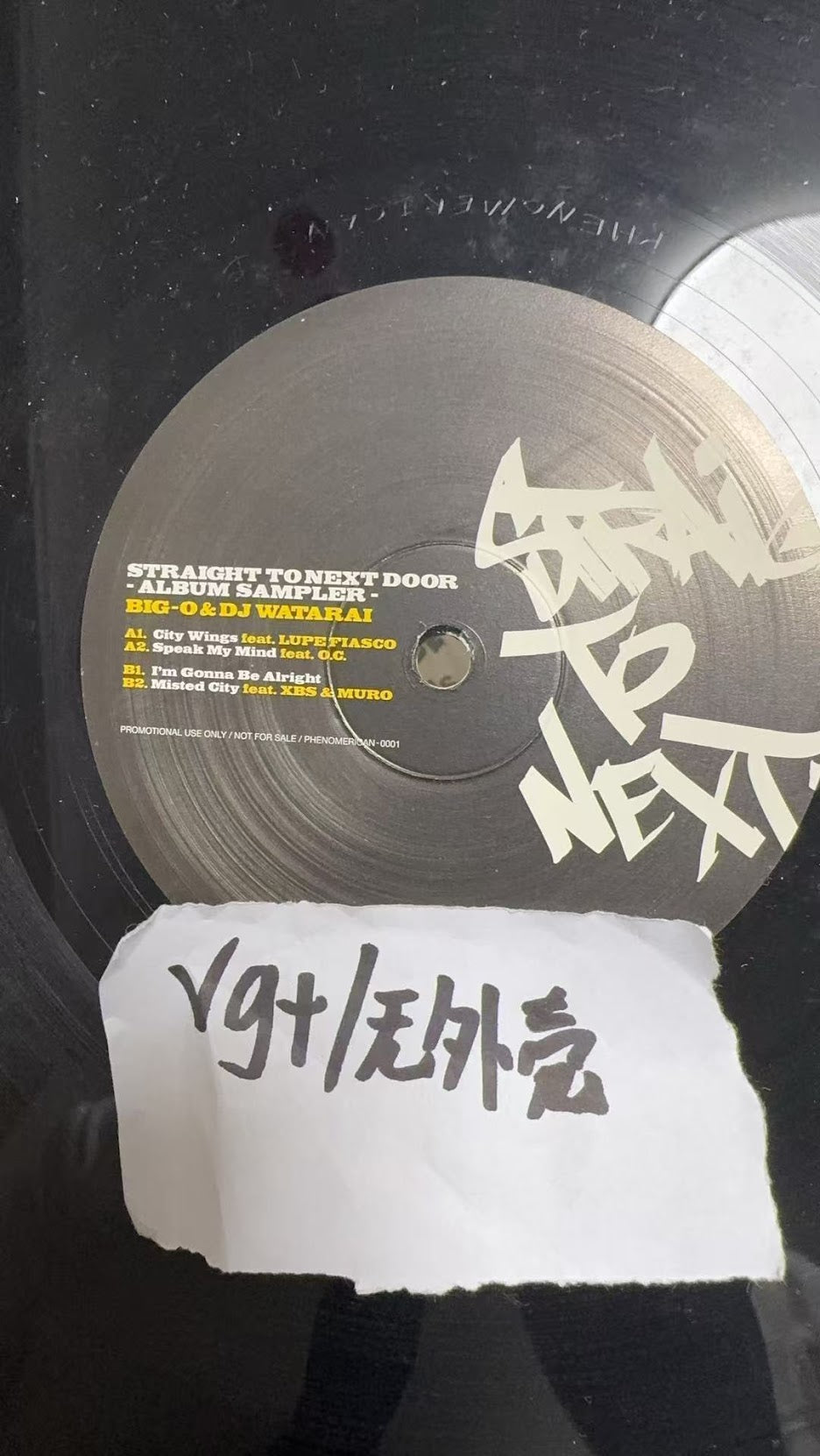 Big-O & DJ Watarai – Straight To Next Door Album Sampler