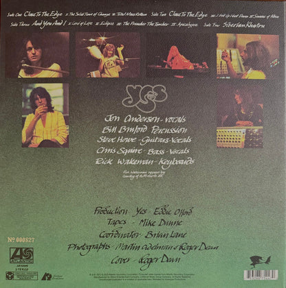 Yes : Close To The Edge (2x12", Album, Ltd, Num, RE, 180)