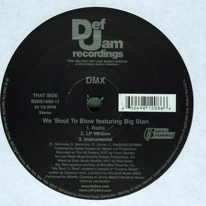 DMX : Get It On The Floor (12")